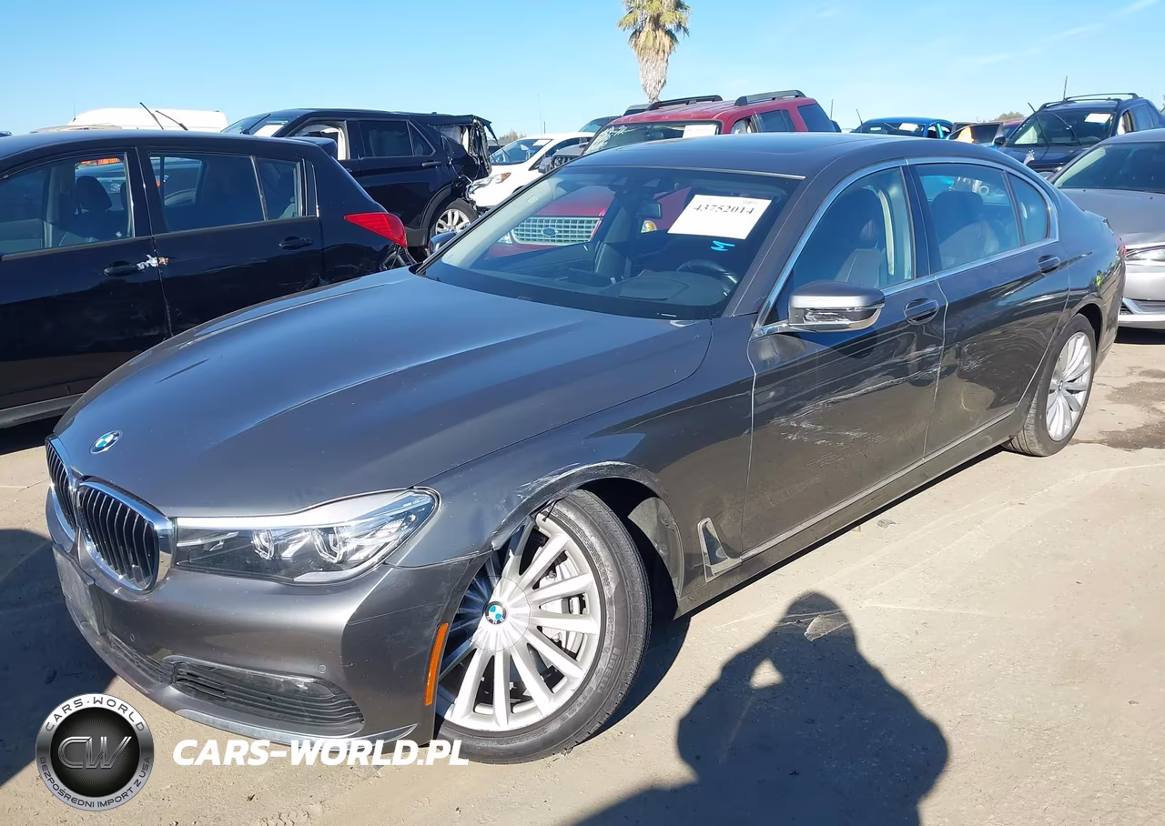 2018 BMW 740I VIN:WBA7E2C54JG742961 - 2