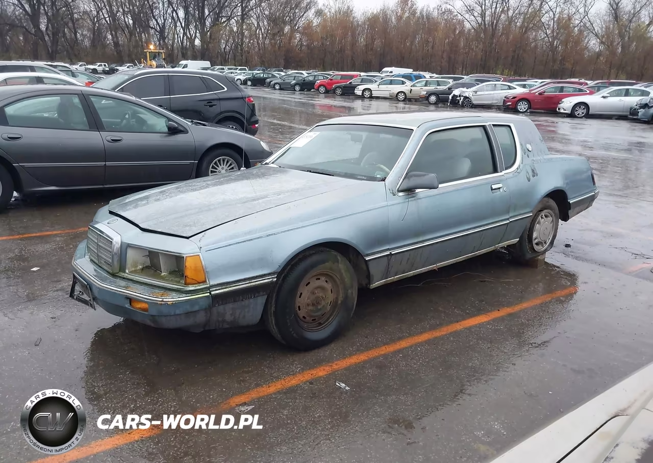 1986 Mercury Cougar VIN:1MEBP92F9GH706436 - 2