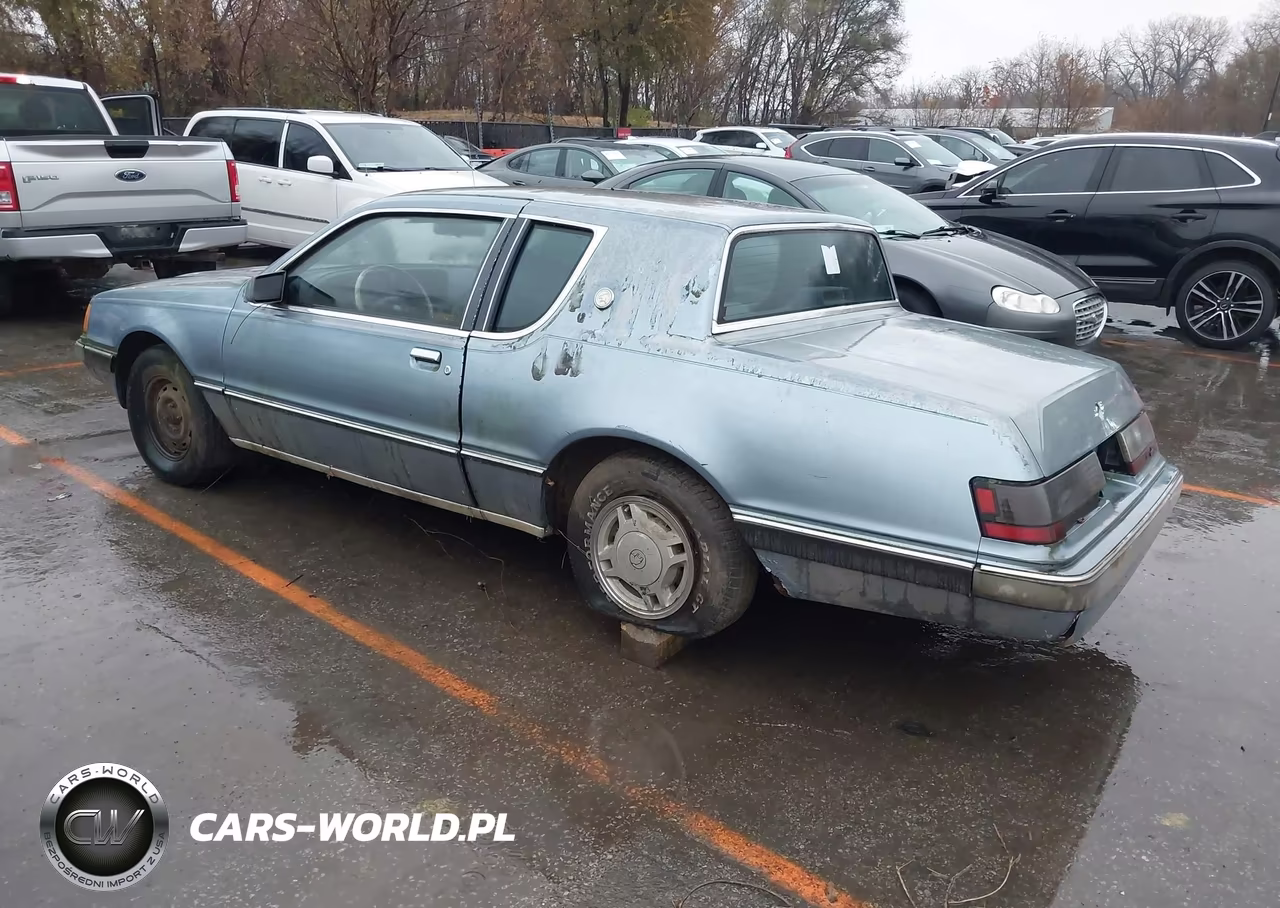 1986 Mercury Cougar VIN:1MEBP92F9GH706436 - 3