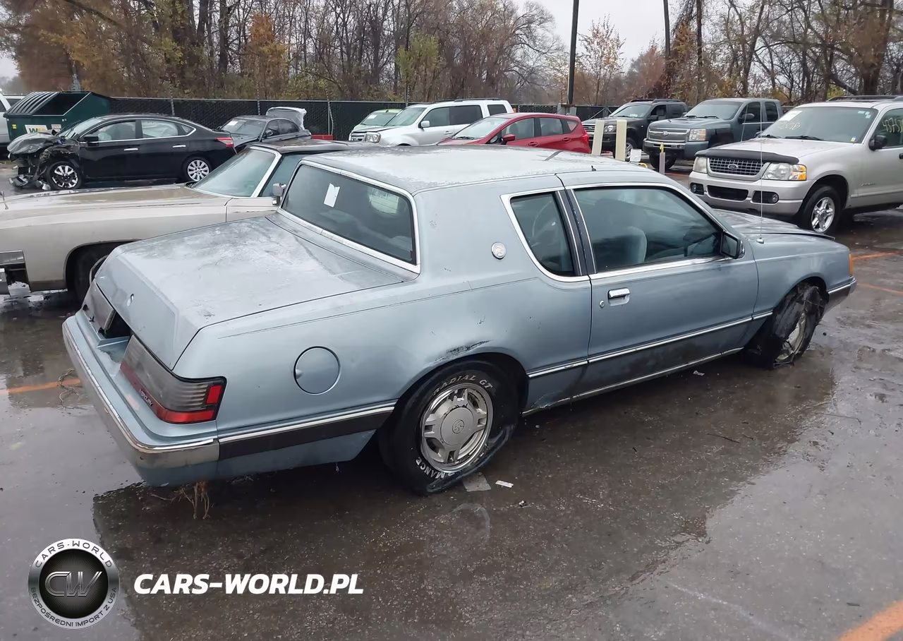 1986 Mercury Cougar VIN:1MEBP92F9GH706436 - 4