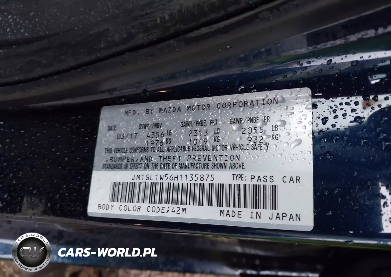 2017 Mazda Mazda6 Grand Touring VIN:JM1GL1W56H1135875 - 9