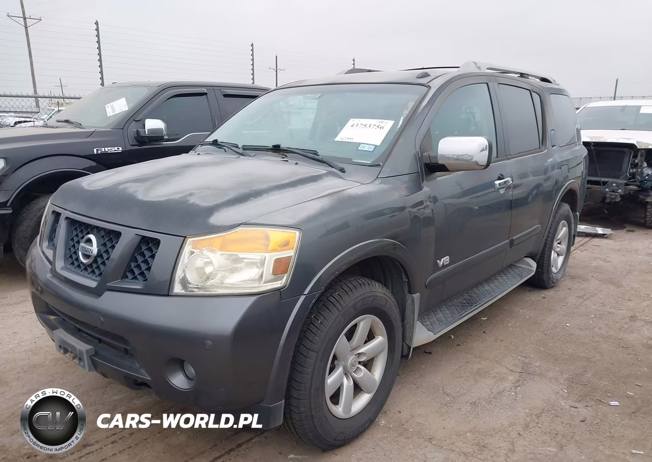 2008 Nissan Armada Se VIN:5N1AA08C48N633028 - 2