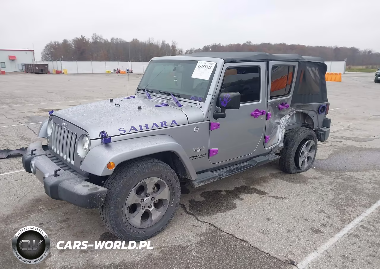 2017 Jeep Wrangler Unlimited Sahara 4X4 VIN:1C4BJWEG3HL570616 - 2