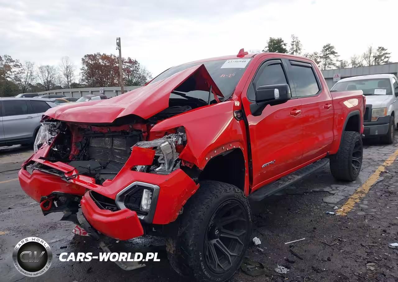 2021 GMC Sierra 1500 4Wd Short Box At4 VIN:3GTU9EET2MG239087 - 2
