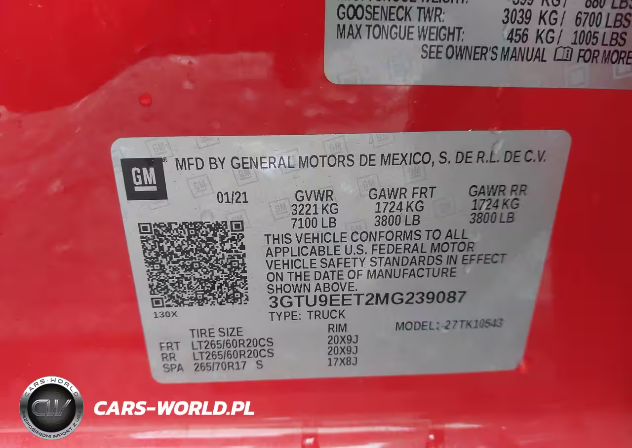 2021 GMC Sierra 1500 4Wd Short Box At4 VIN:3GTU9EET2MG239087 - 9