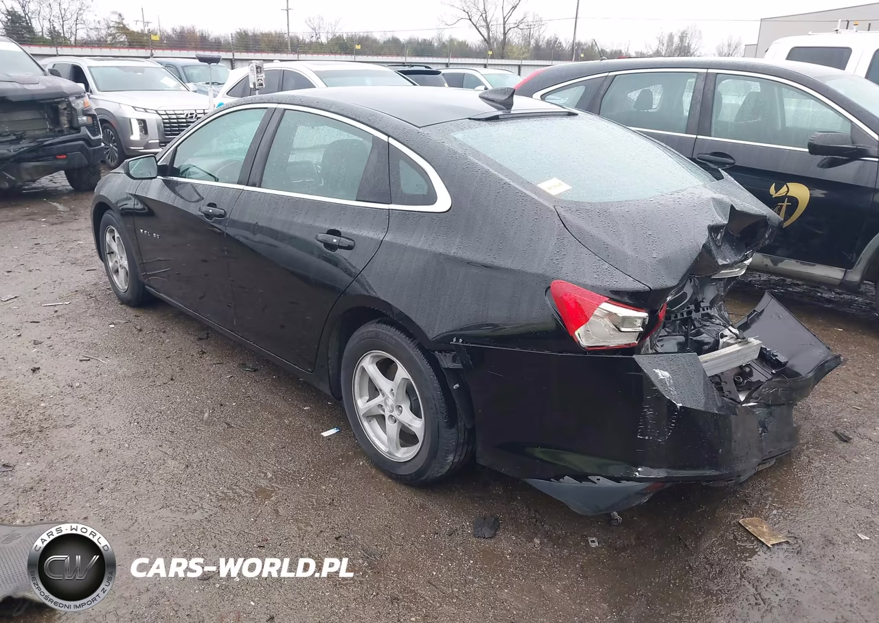 2017 Chevrolet Malibu Ls VIN:1G1ZB5ST7HF161047 - 3