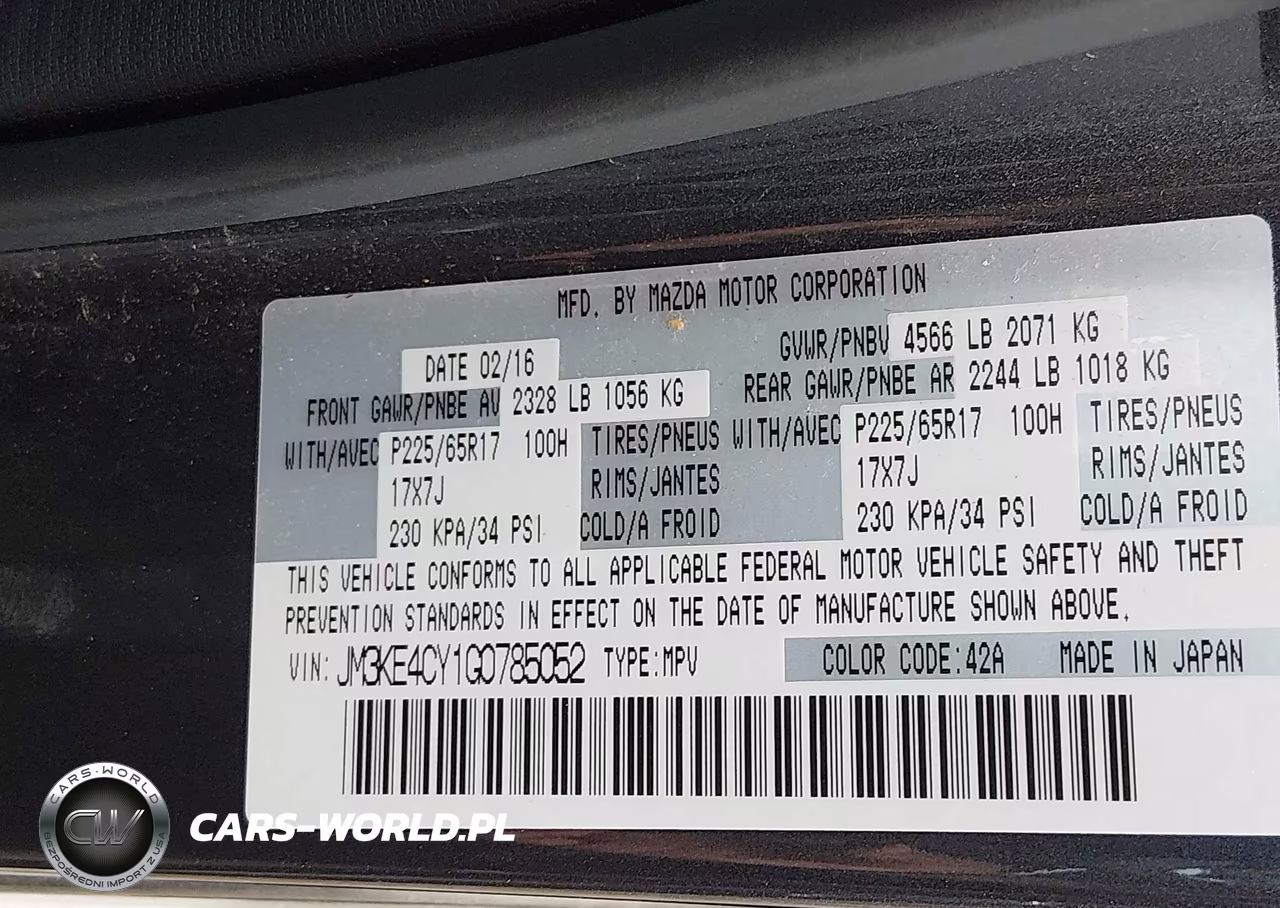 2016 Mazda Cx-5 Touring VIN:JM3KE4CY1G0785052 - 9