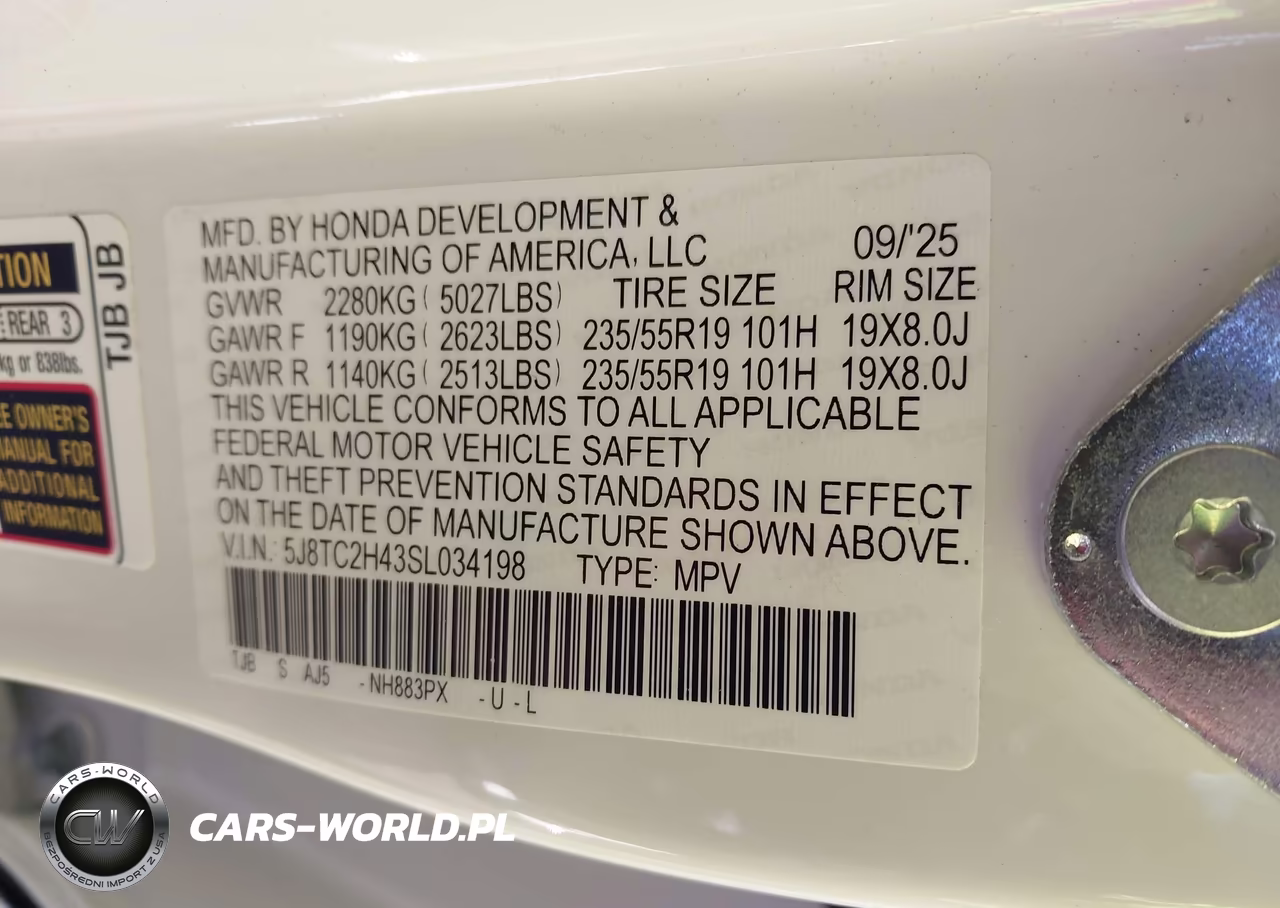 2025 Acura Rdx Standard VIN:5J8TC2H43SL034198 - 9