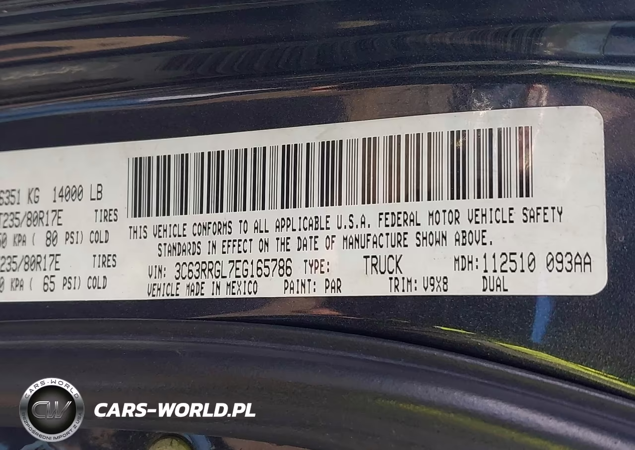 2014 Ram 3500 Tradesman VIN:3C63RRGL7EG165786 - 9