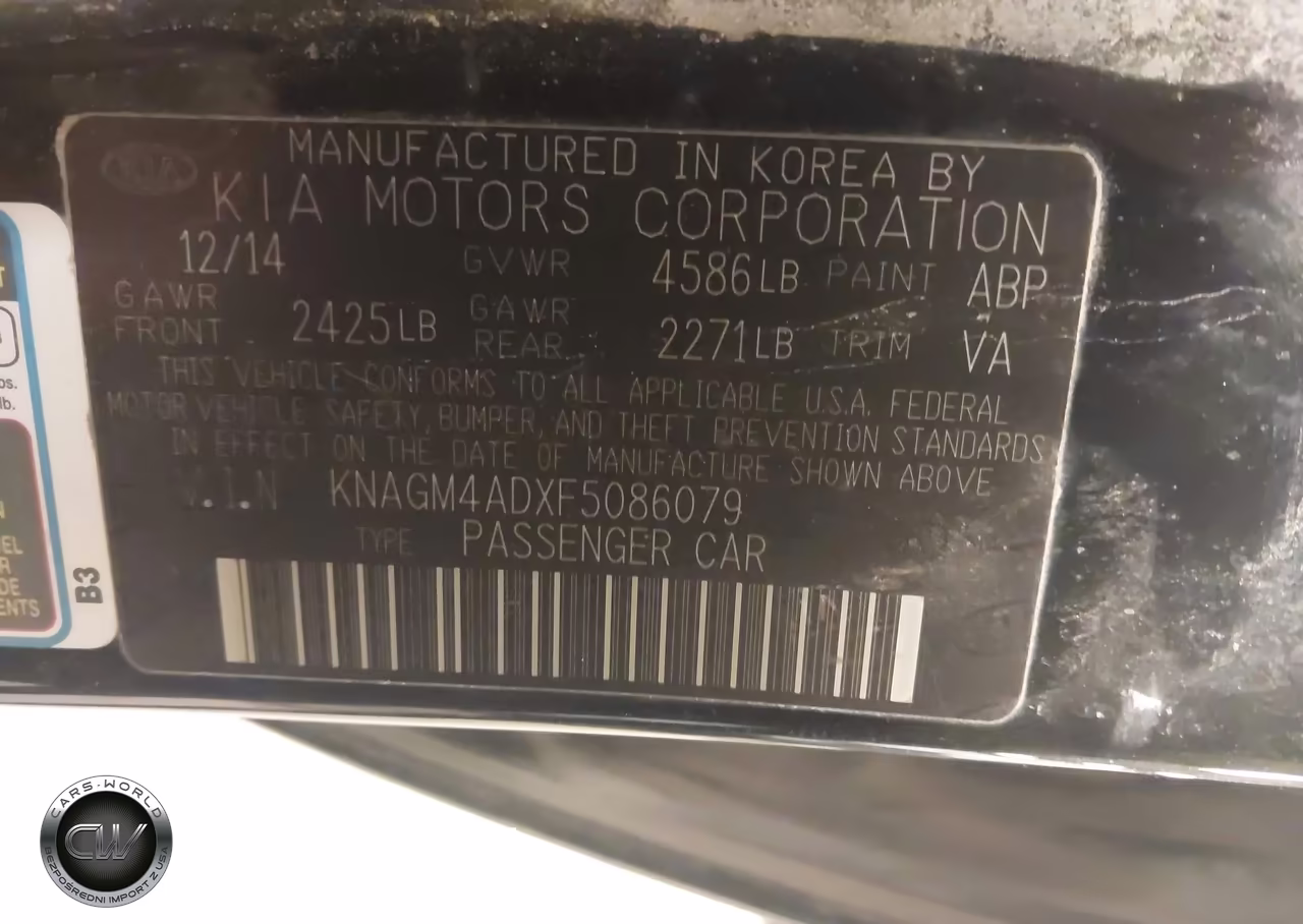 2015 Kia Optima Hybrid VIN:KNAGM4ADXF5086079 - 9
