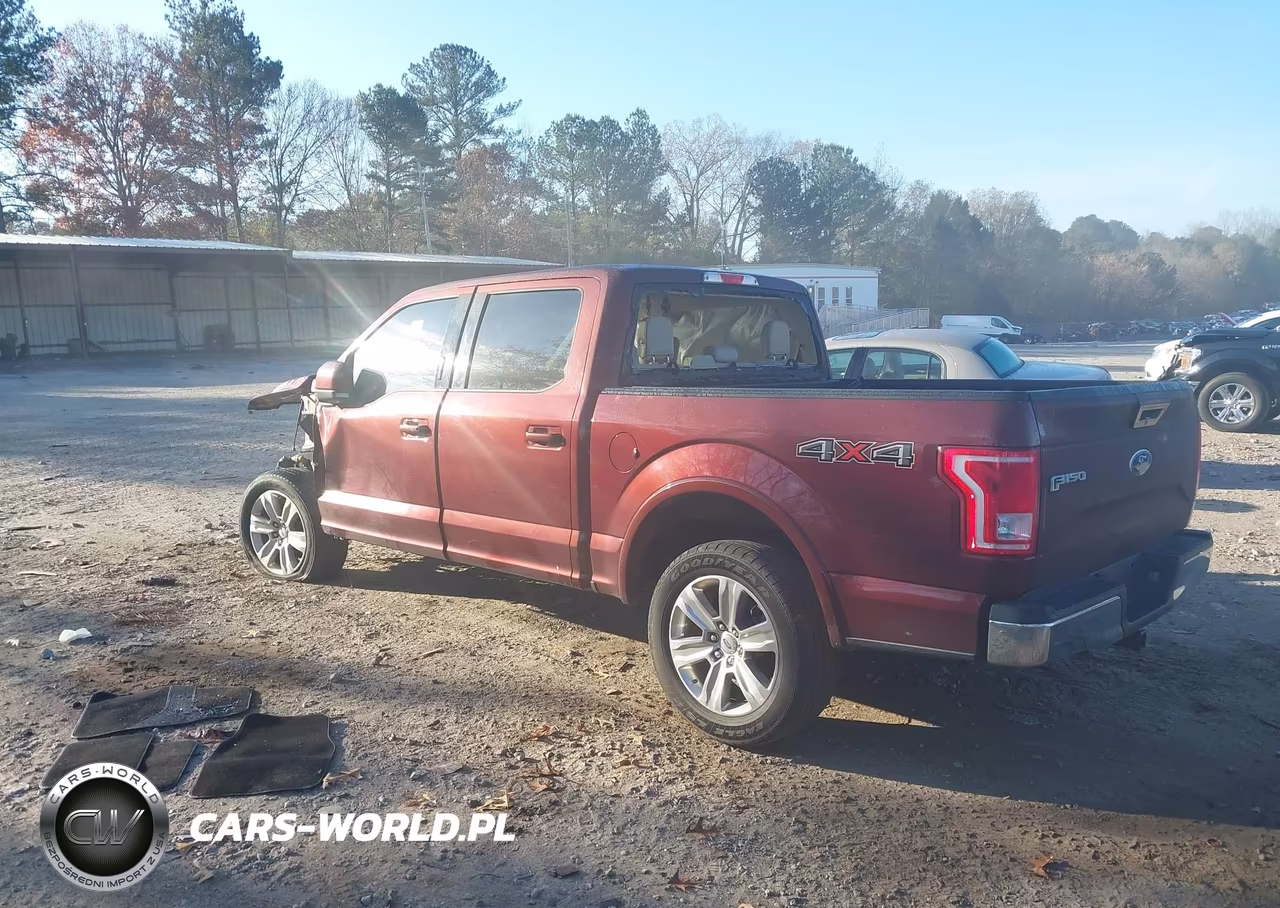 2017 Ford F-150 Lariat VIN:1FTEW1EF7HFC38458 - 3