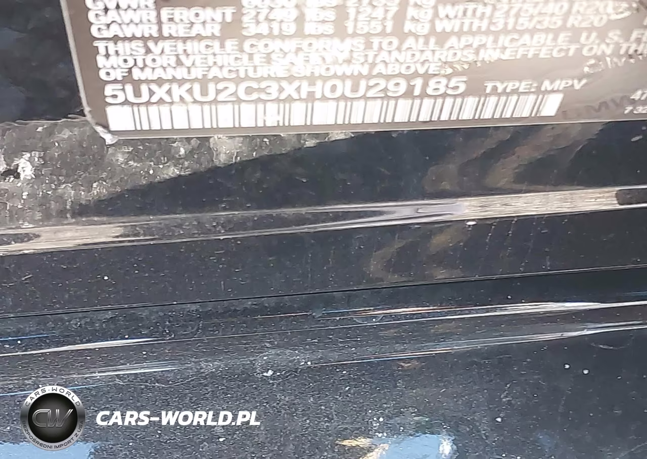 2017 BMW X6 xDrive35I VIN:5UXKU2C3XH0U29185 - 9