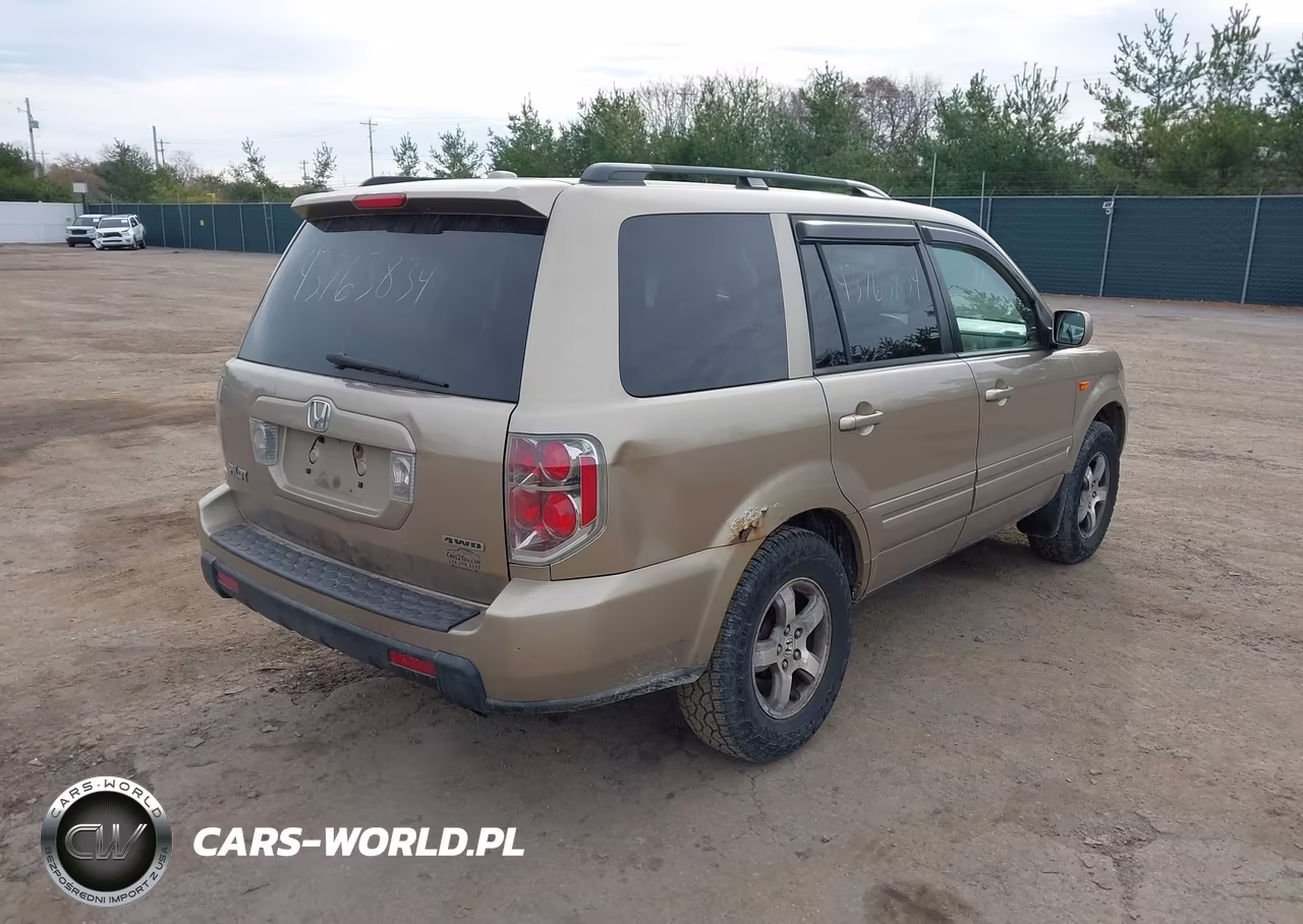 2006 Honda Pilot Ex-L VIN:2HKYF18586H559430 - 4
