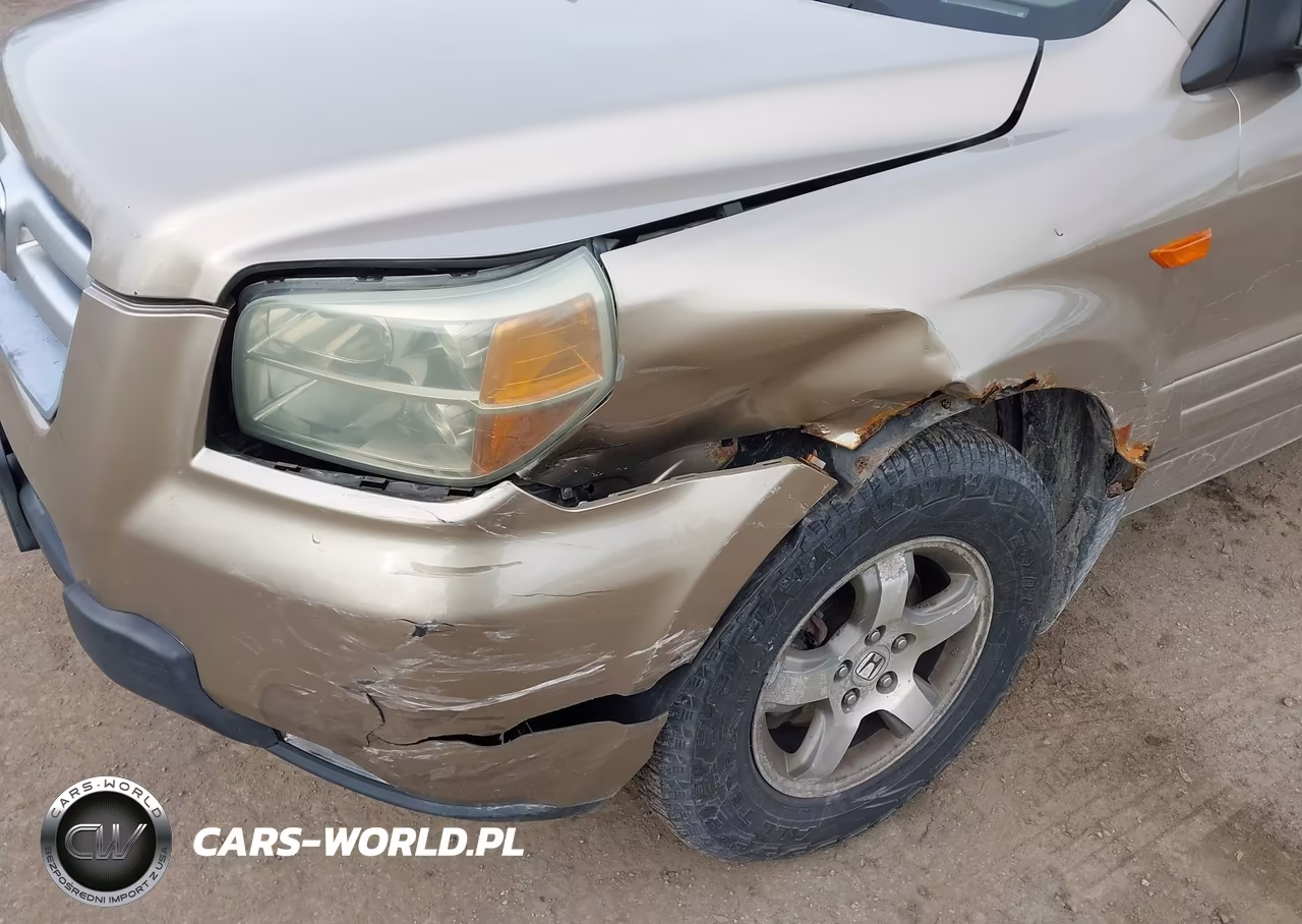 2006 Honda Pilot Ex-L VIN:2HKYF18586H559430 - 6