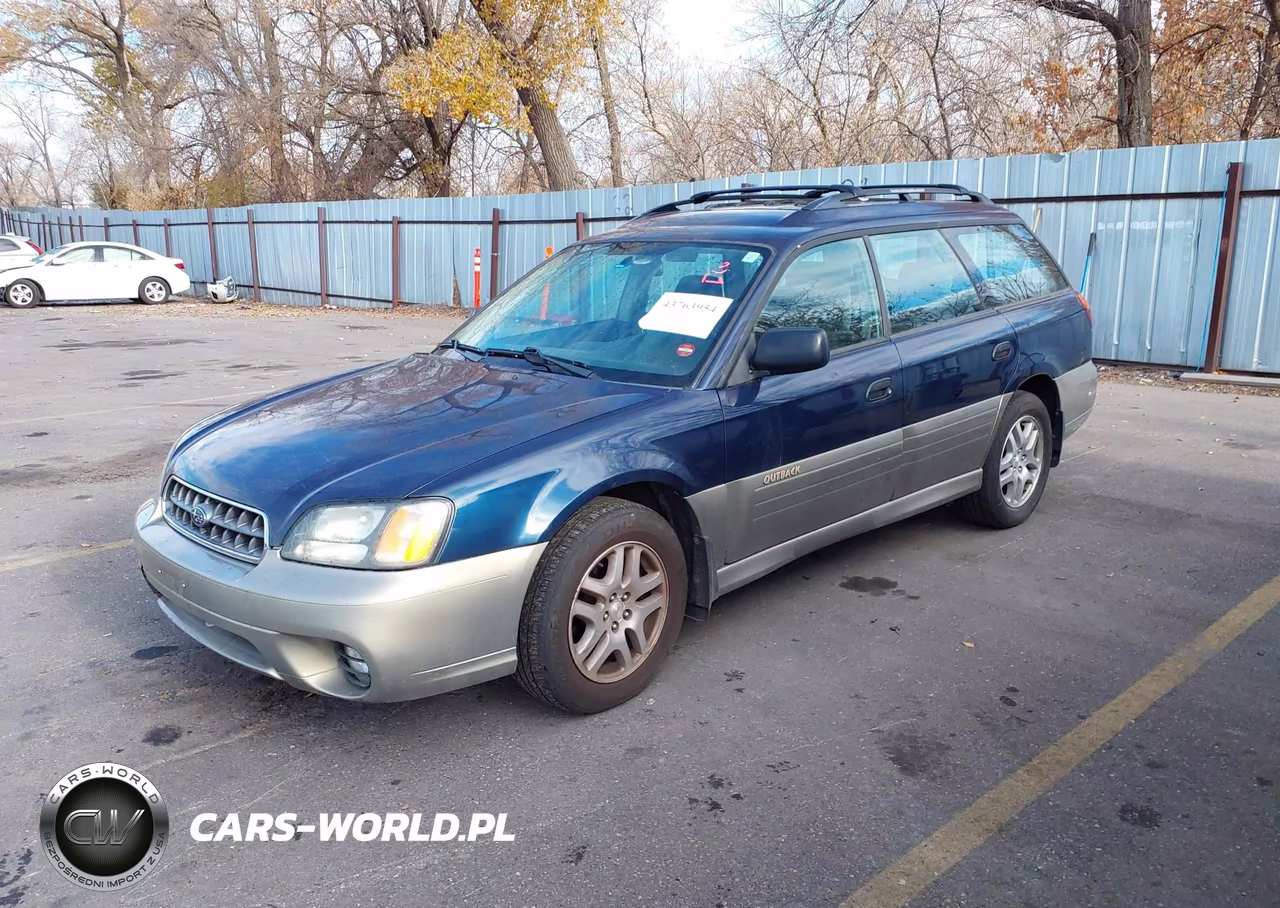 2003 Subaru Outback VIN:4S3BH675637620000 - 2