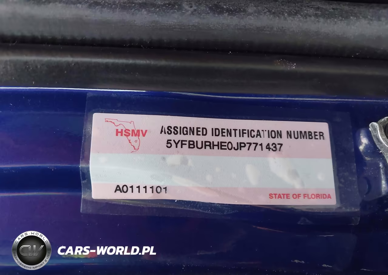 2018 Toyota Corolla Se VIN:5YFBURHE0JP771437 - 9