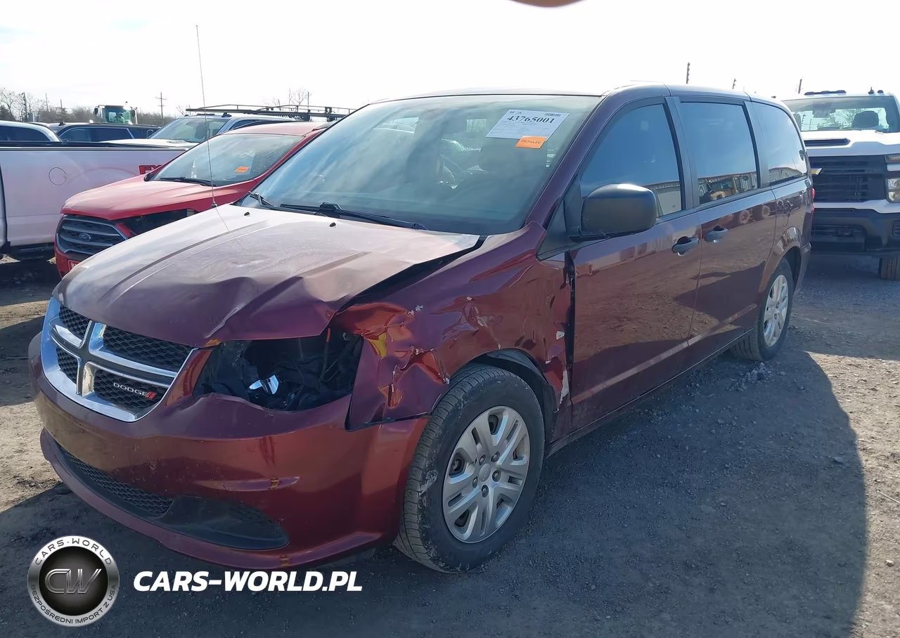 2019 Dodge Grand Caravan Se VIN:2C4RDGBG2KR547178 - 2