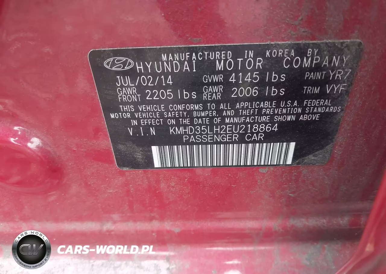 2014 Hyundai Elantra Gt VIN:KMHD35LH2EU218864 - 9