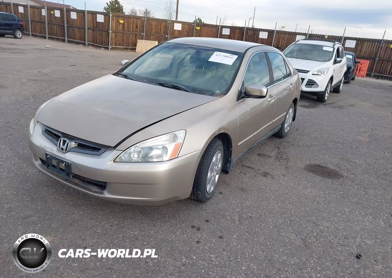 2003 Honda Accord 2.4 Lx VIN:1HGCM55353A136741 - 2