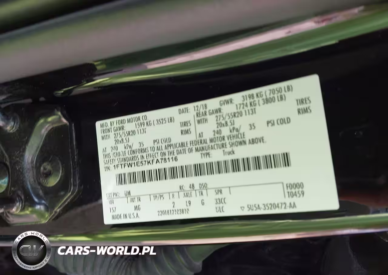 2019 Ford F-150 Xlt VIN:1FTFW1E57KFA78116 - 9
