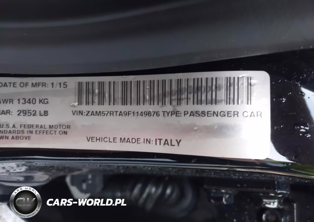 2015 Maserati Ghibli S Q4 VIN:ZAM57RTA9F1149676 - 9