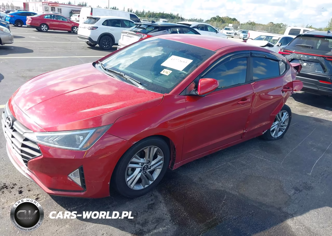 2019 Hyundai Elantra Sel VIN:KMHD84LF5KU771238 - 2