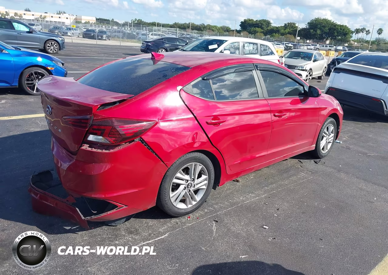 2019 Hyundai Elantra Sel VIN:KMHD84LF5KU771238 - 4