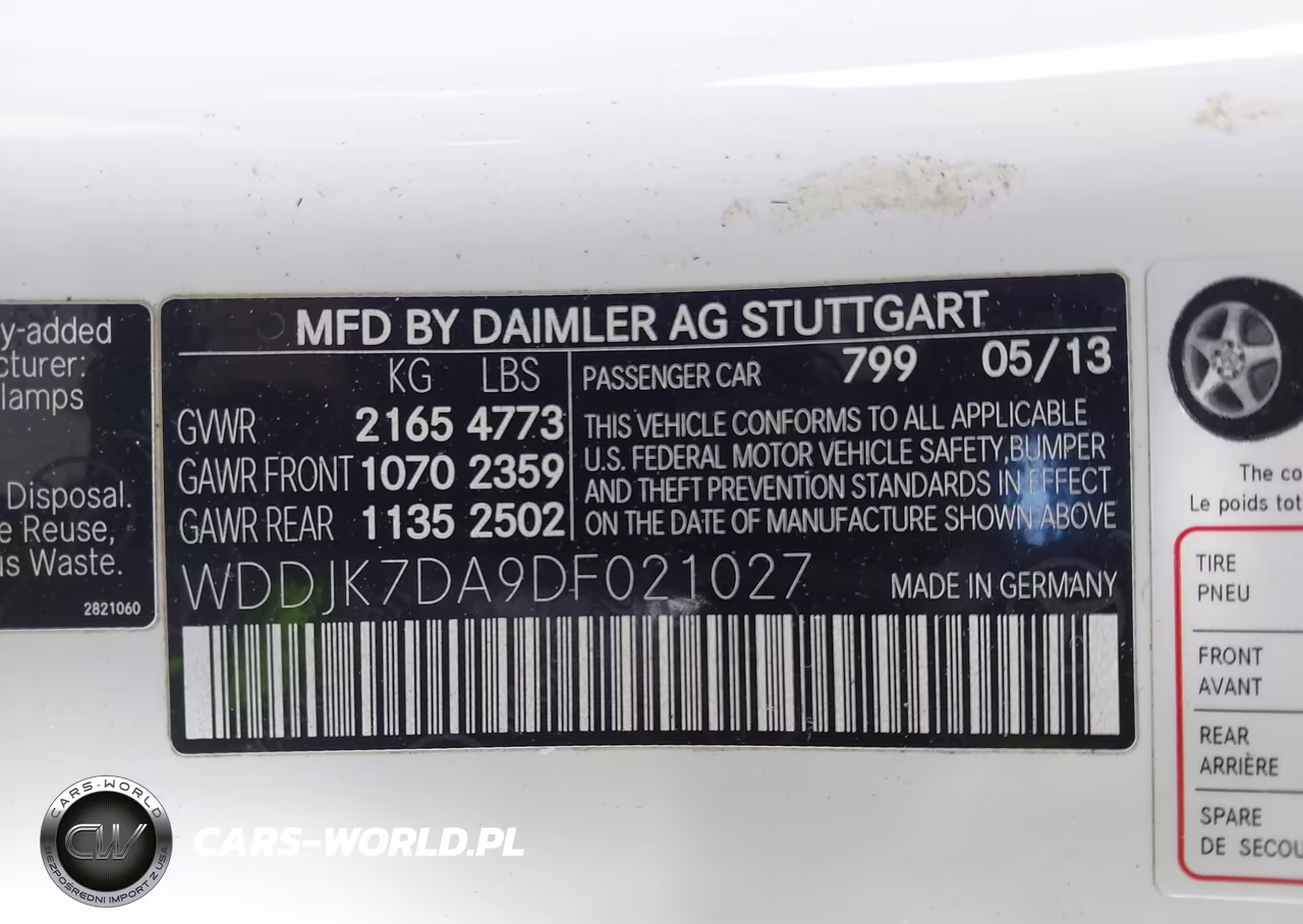 2013 Mercedes-Benz Sl 550 VIN:WDDJK7DA9DF021027 - 9