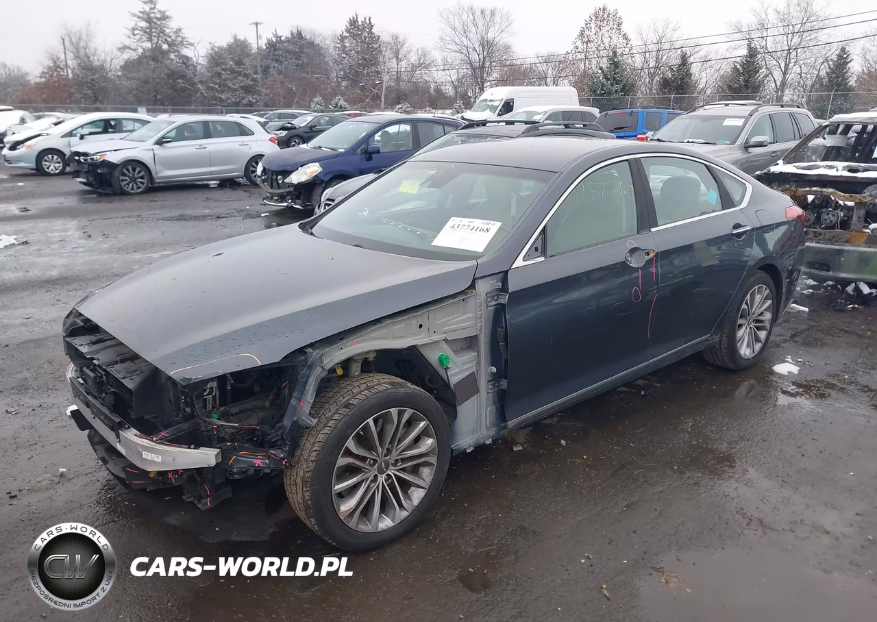 2017 Genesis G80 3.8 VIN:KMHGN4JE0HU170389 - 2