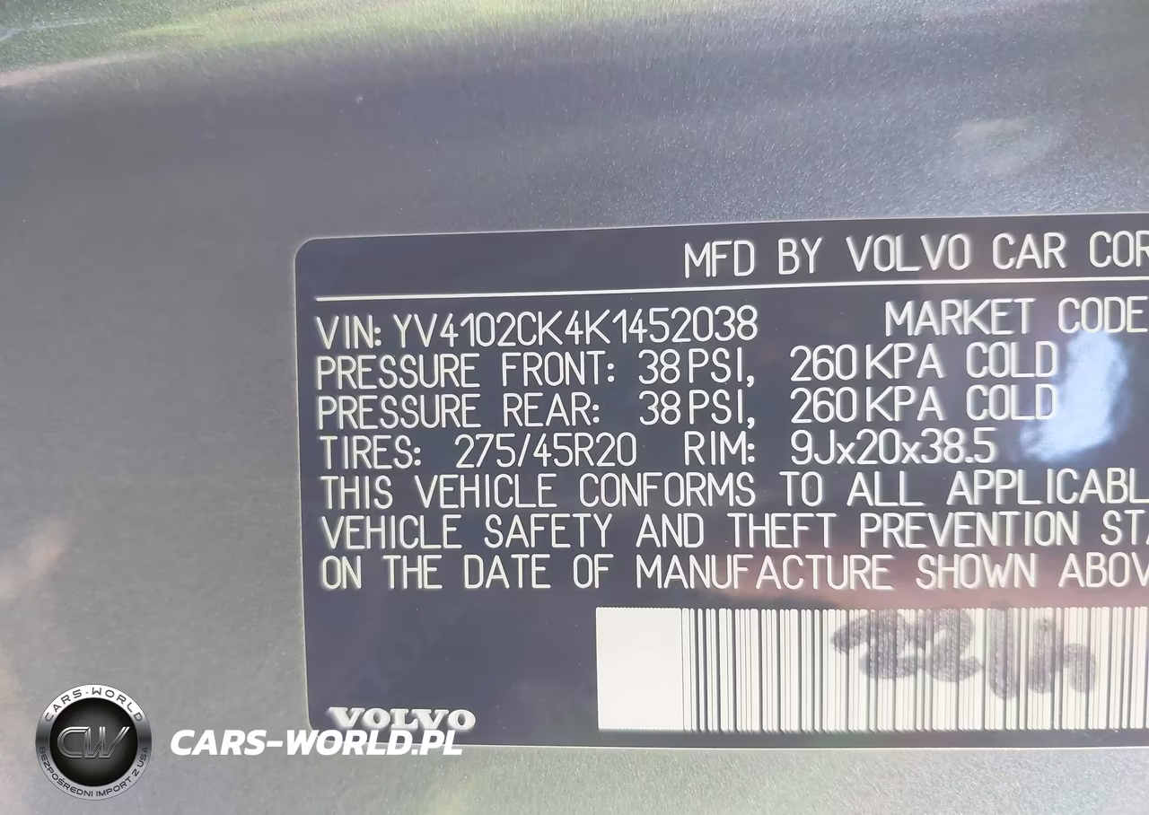 2019 Volvo Xc90 T5 Momentum VIN:YV4102CK4K1452038 - 9