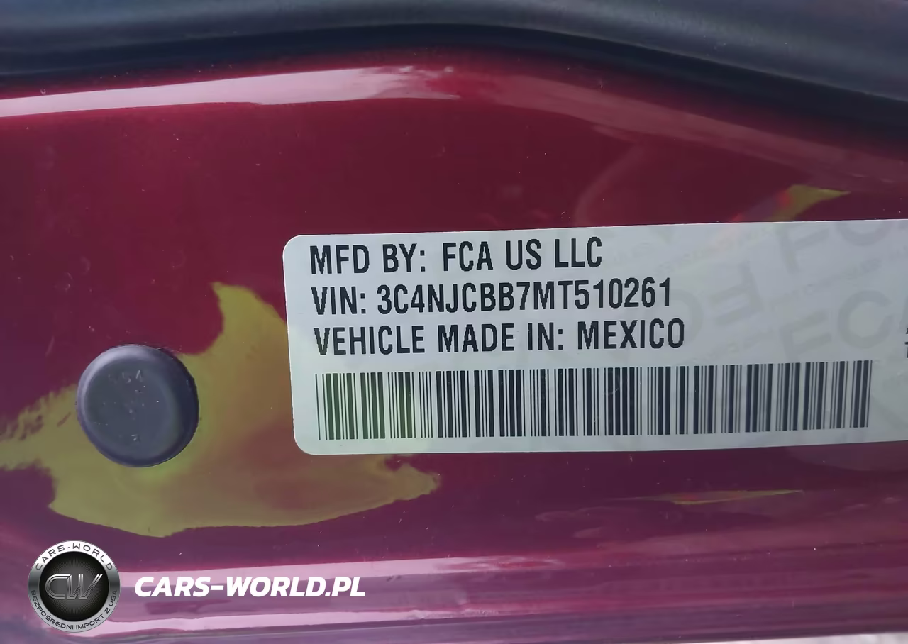 2021 Jeep Compass Altitude Fwd VIN:3C4NJCBB7MT510261 - 9