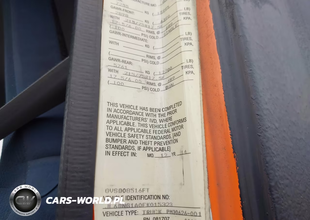 2015 Mitsubishi Fuso Truck Fe Fec72S VIN:JL6BNG1A0FK015323 - 8