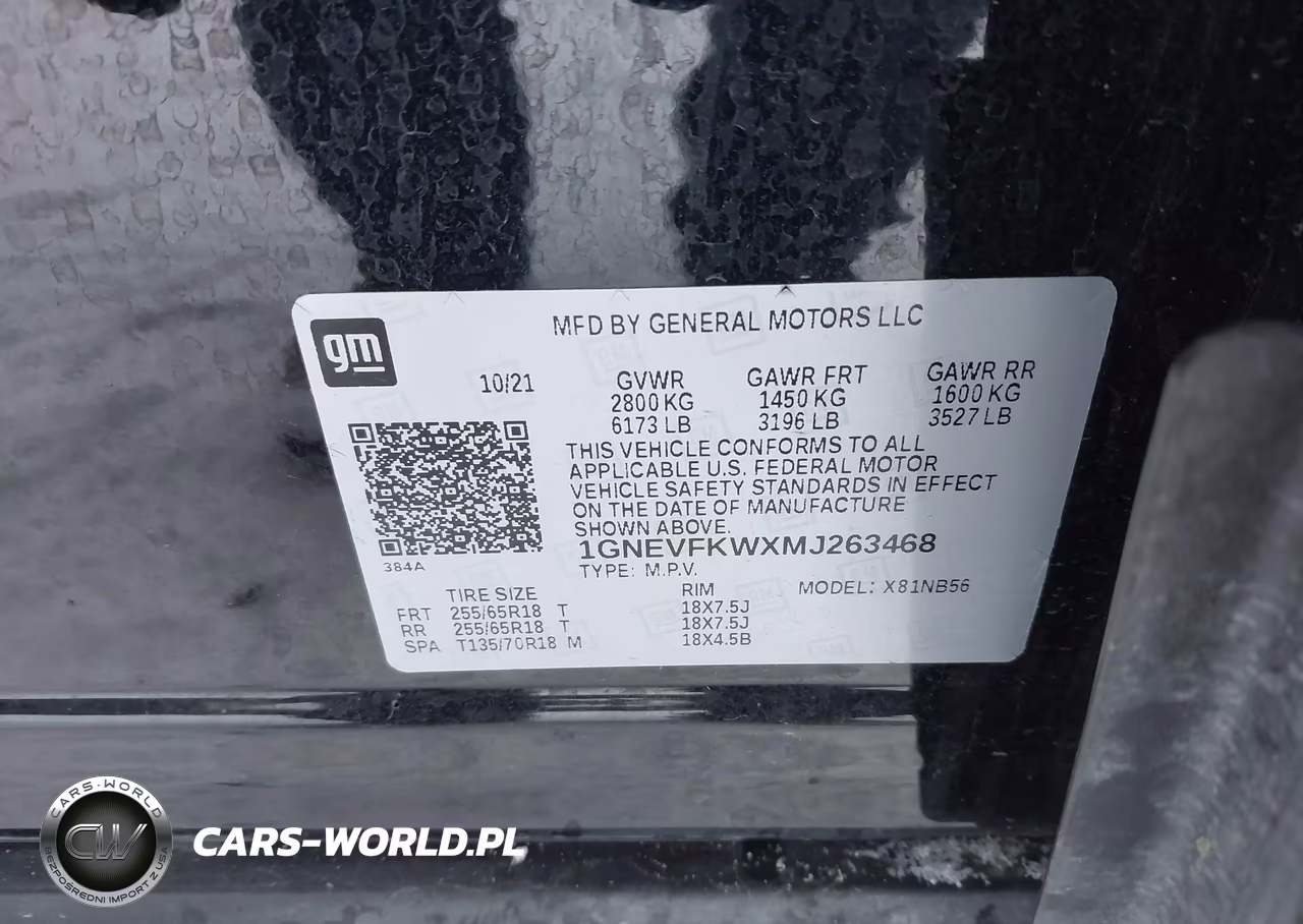 2021 Chevrolet Traverse Awd Ls VIN:1GNEVFKWXMJ263468 - 9