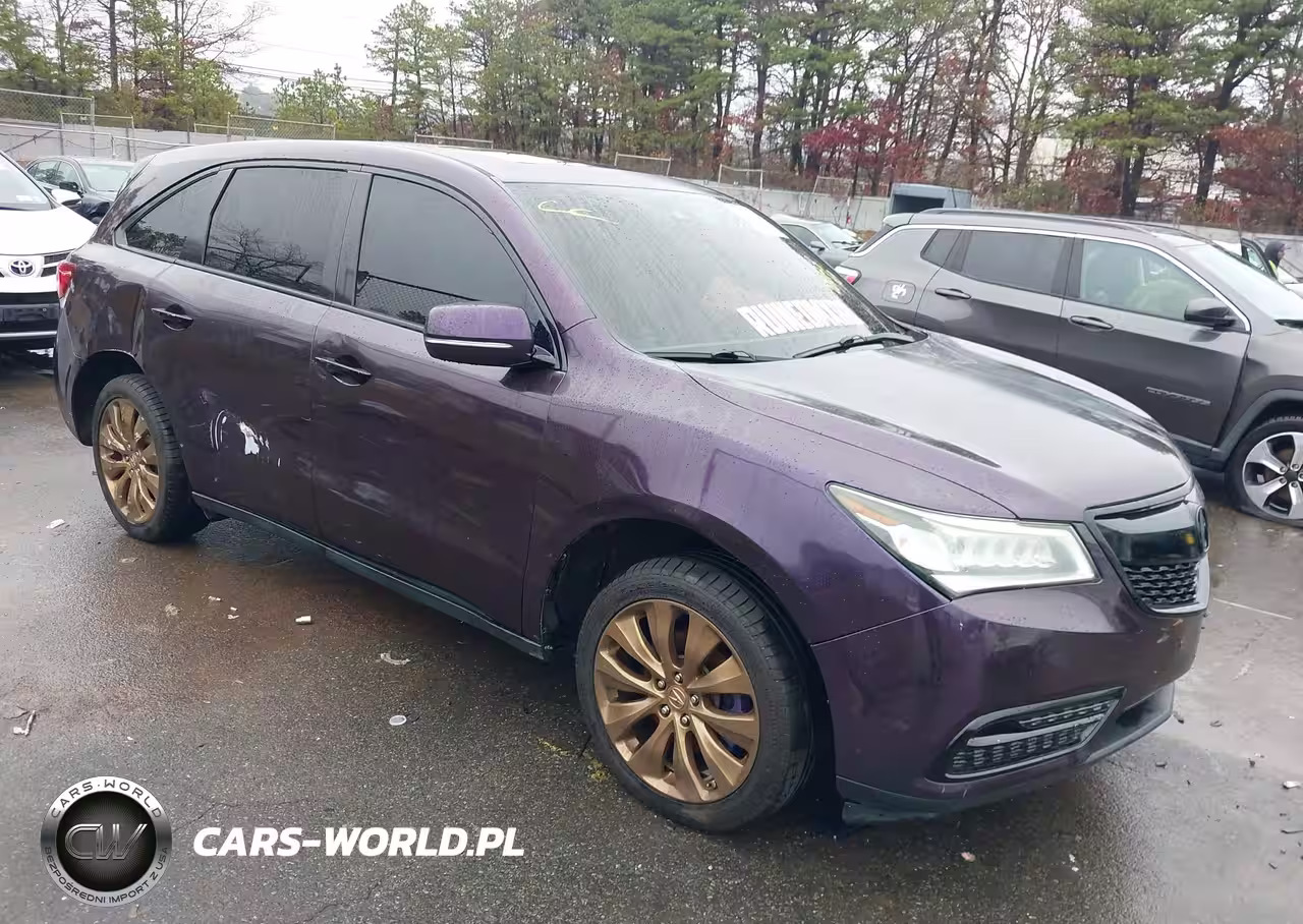 2016 Acura Mdx Technology Acurawatch Plus Packages-Technology Package