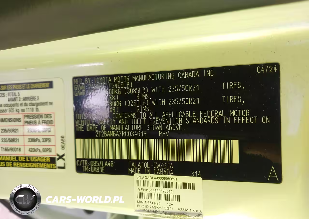 2024 Lexus Rx 350 Luxury VIN:2T2BAMBA7RC034616 - 9