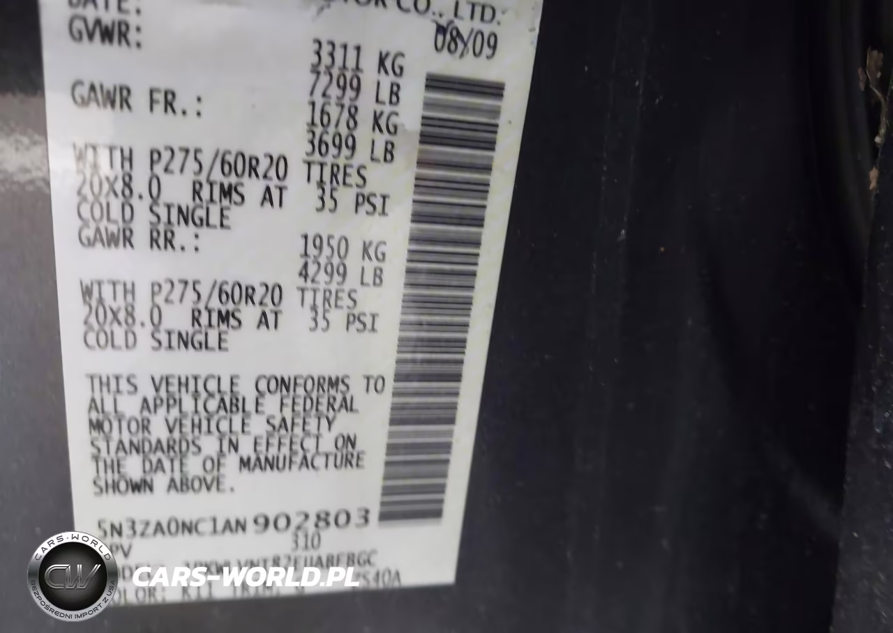 2010 Infiniti Qx56 VIN:5N3ZA0NC1AN902803 - 9