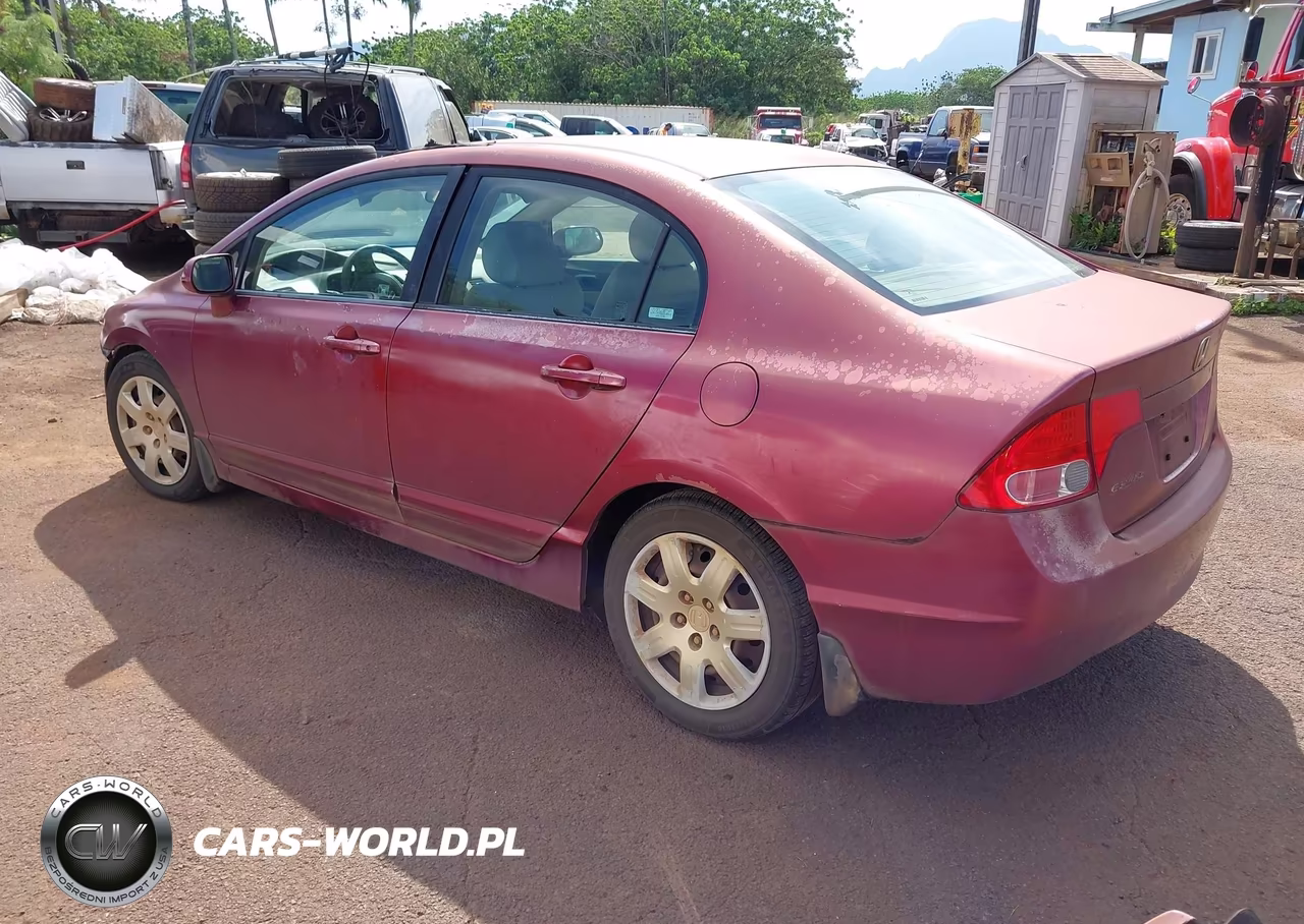 2007 Honda Civic Lx VIN:1HGFA165X7L048194 - 3
