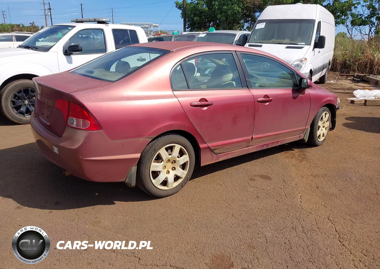 2007 Honda Civic Lx VIN:1HGFA165X7L048194 - 4