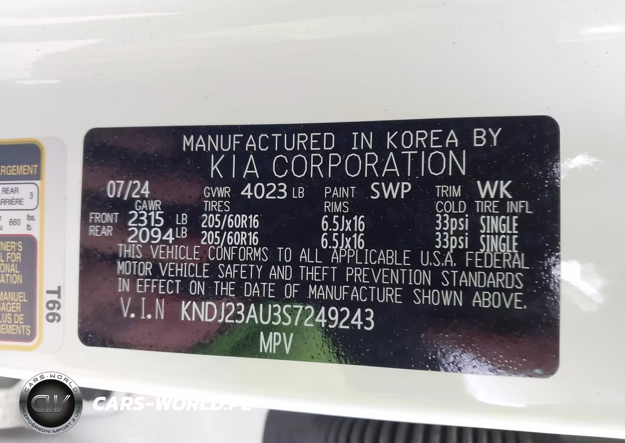 2025 Kia Soul Lx VIN:KNDJ23AU3S7249243 - 9