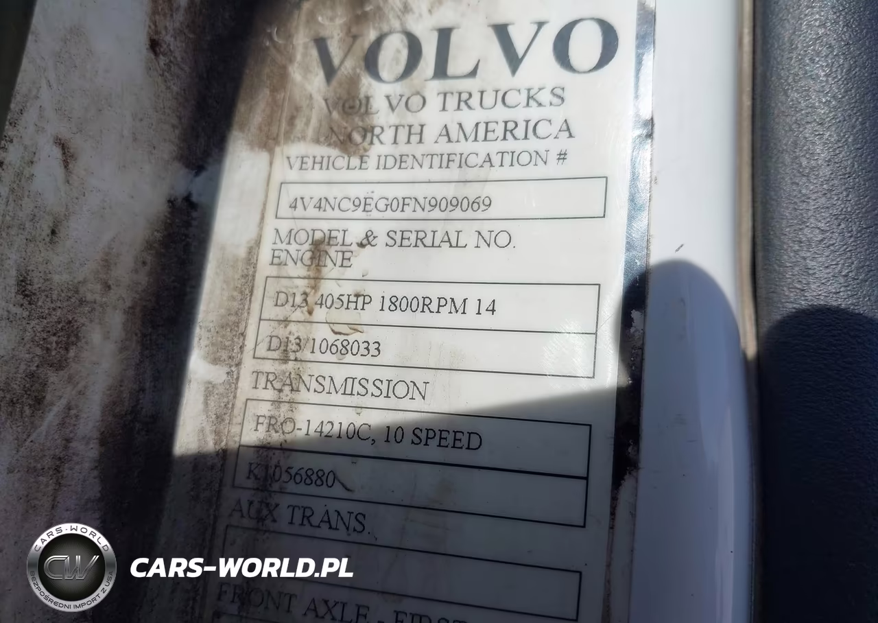 2015 Volvo Vn Vnl VIN:4V4NC9EG0FN909069 - 8