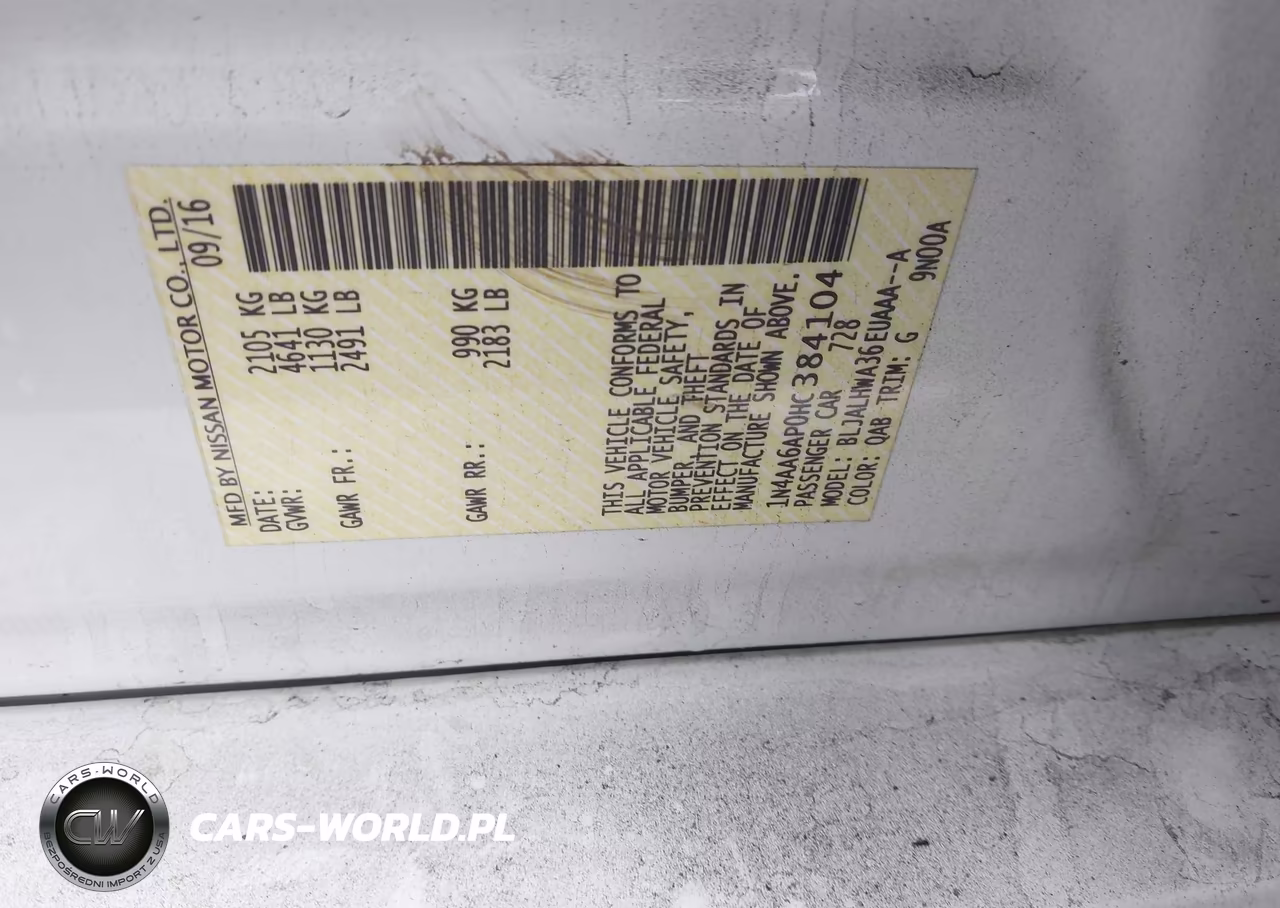 2017 Nissan Maxima 3.5 Platinum VIN:1N4AA6AP0HC384104 - 9