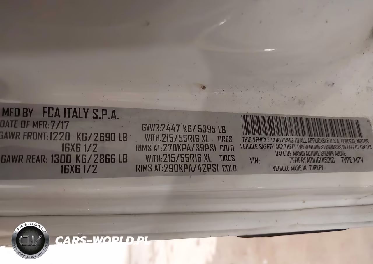 2017 Ram Promaster City Tradesman VIN:ZFBERFAB1H6H15916 - 9