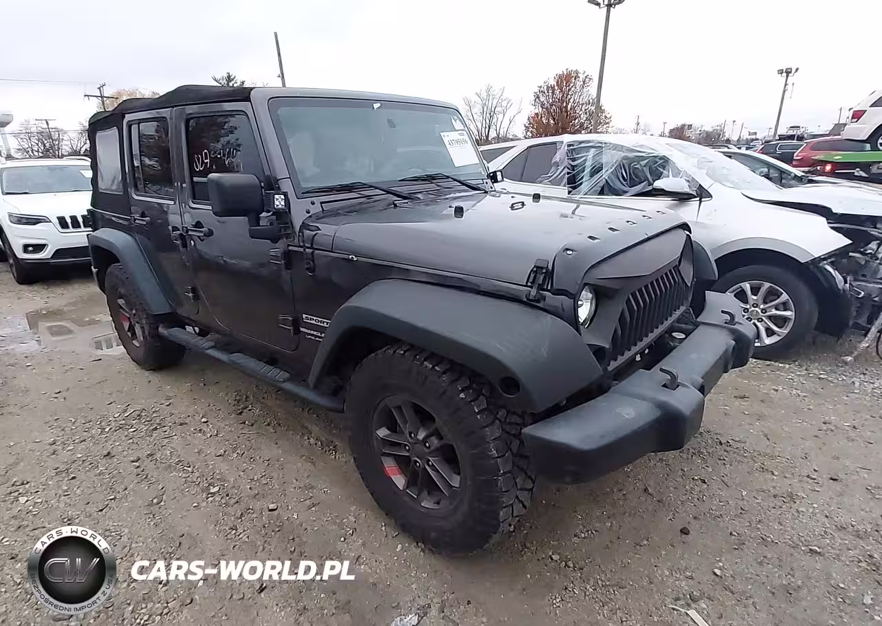 2018 Jeep Wrangler Jk Unlimited Sport S 4X4