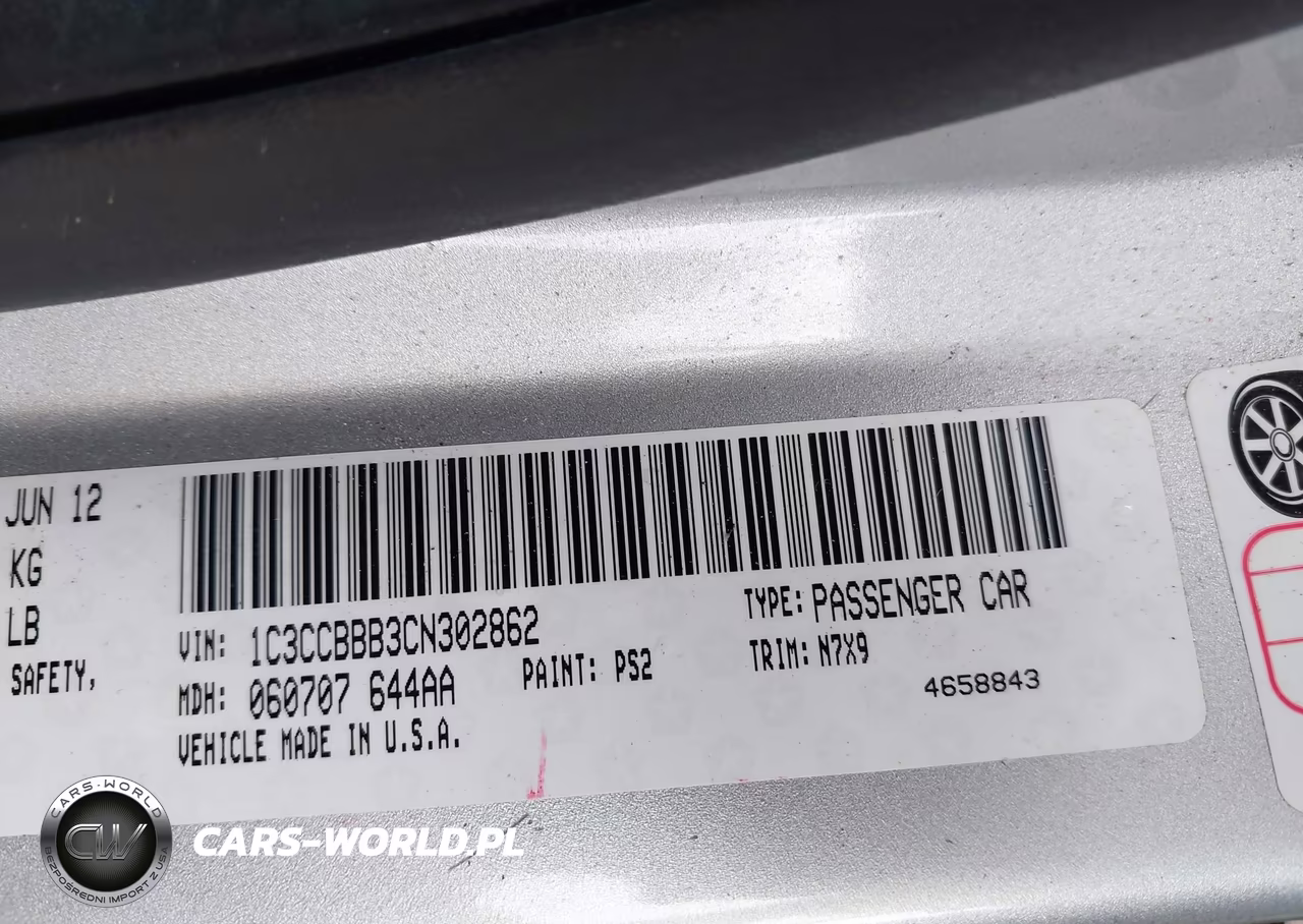 2012 Chrysler 200 Touring VIN:1C3CCBBB3CN302862 - 9