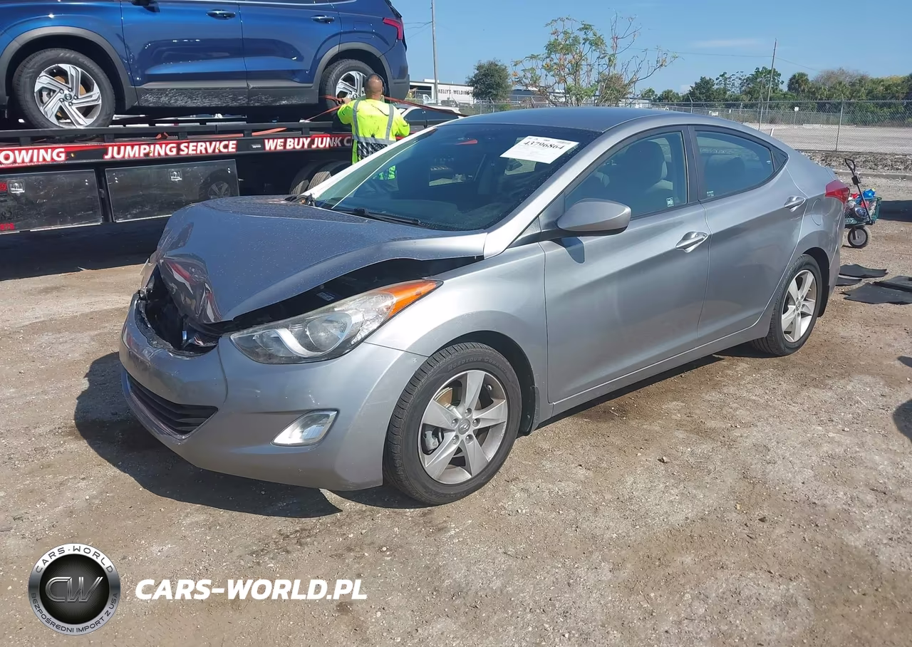 2013 Hyundai Elantra Gls VIN:KMHDH4AE9DU942764 - 2