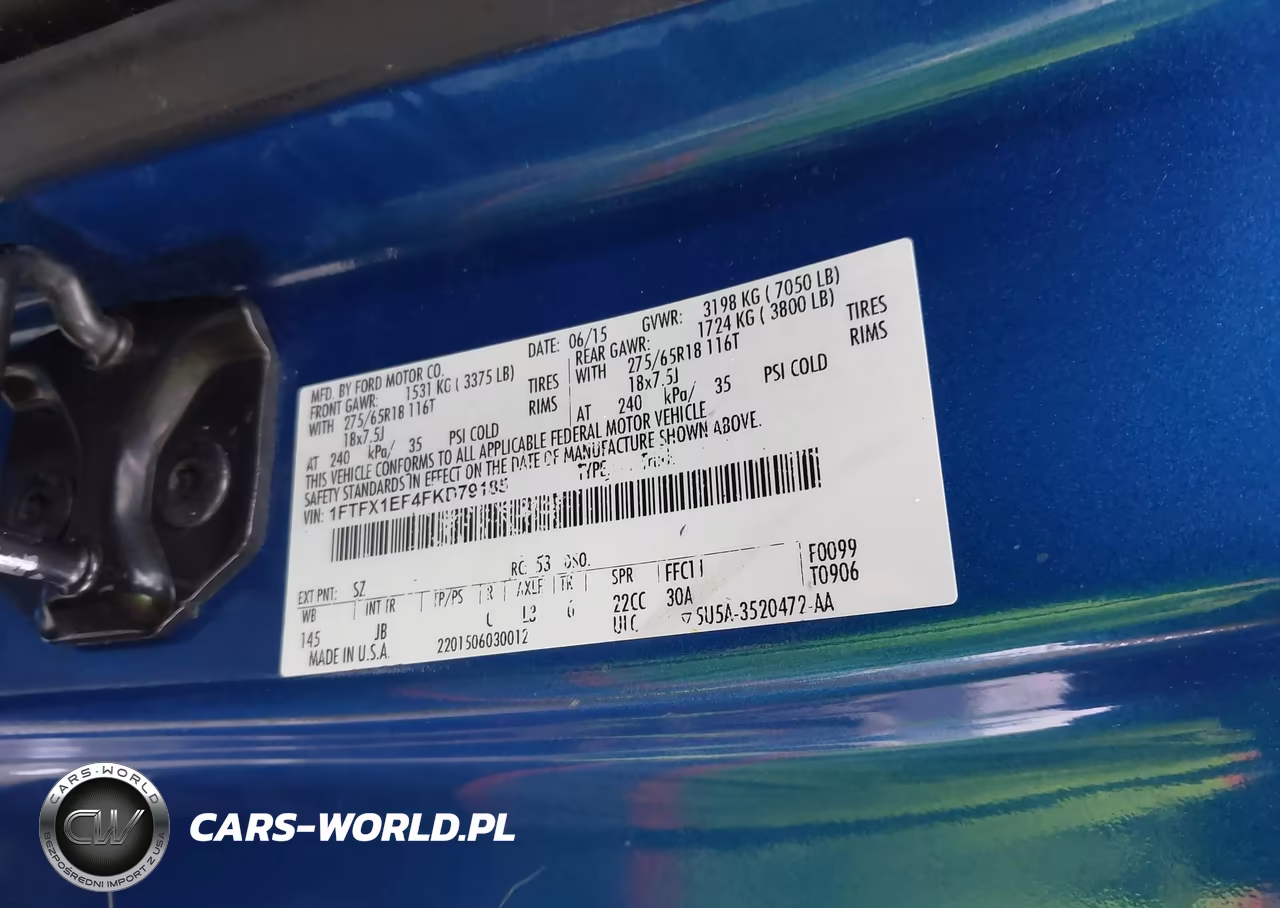 2015 Ford F-150 Xlt VIN:1FTFX1EF4FKD79185 - 9