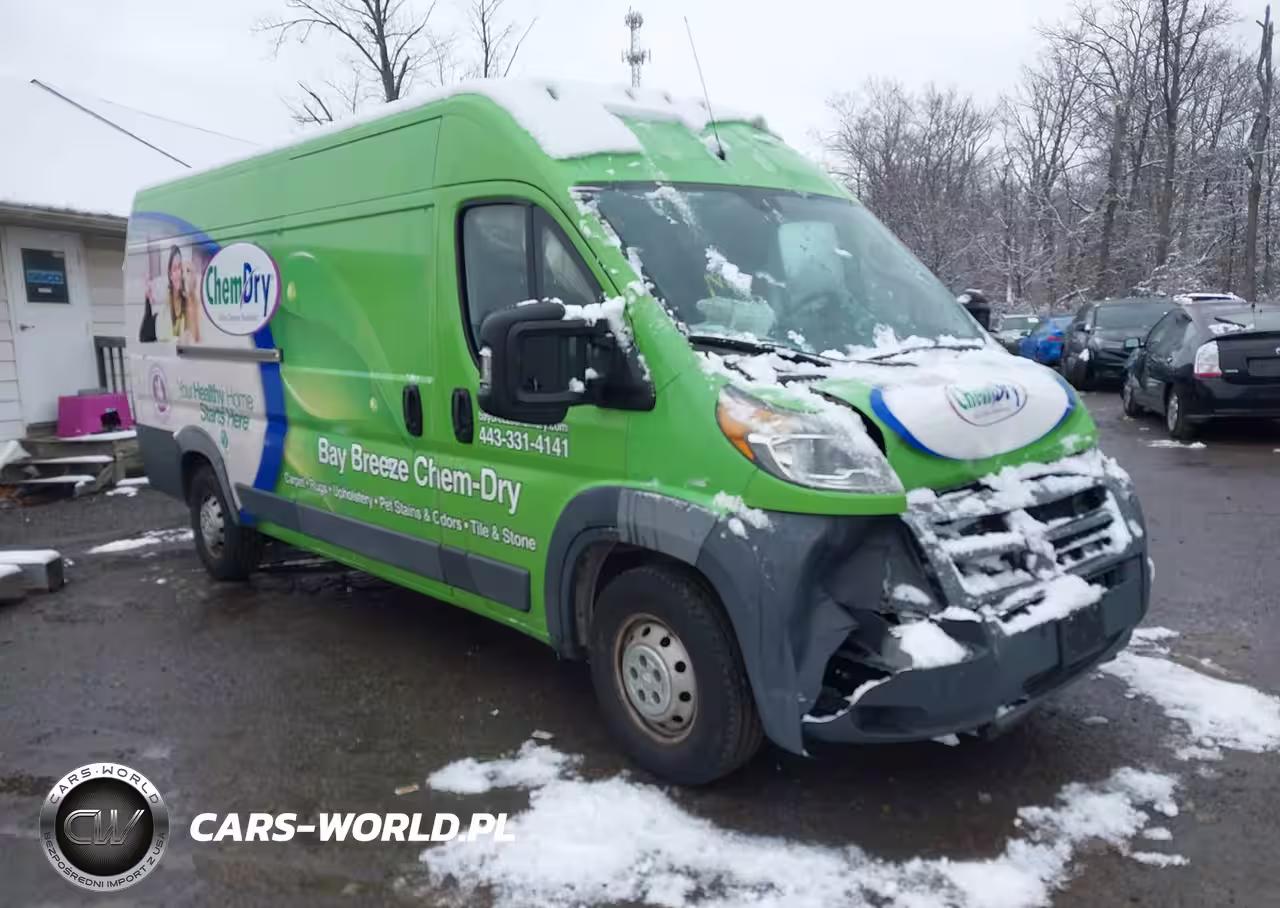 2018 Ram Promaster 3500 Cargo Van High Roof 159 Wb Ext