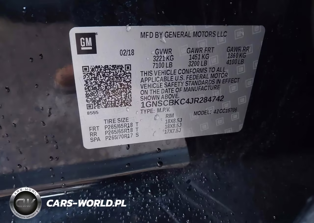 2018 Chevrolet Tahoe Lt VIN:1GNSCBKC4JR284742 - 9