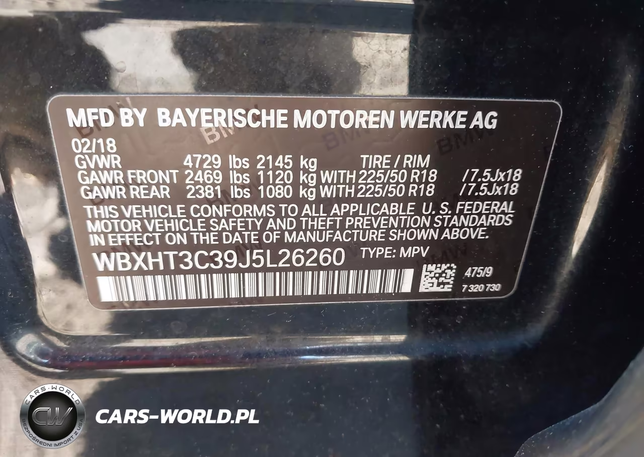 2018 BMW X1 xDrive28I VIN:WBXHT3C39J5L26260 - 9