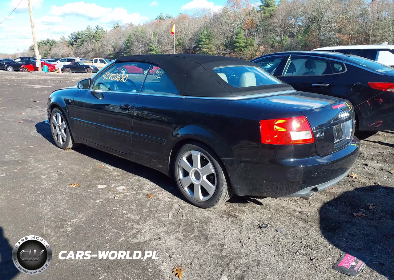 2005 Audi A4 3.0 VIN:WAUDT48H95K007600 - 3